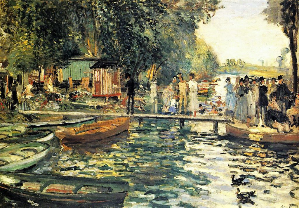 Auguste Renoir: 1869, La Grenouillère, 65x93, SOR Winterthur (iRx;R30,no34;M87)
