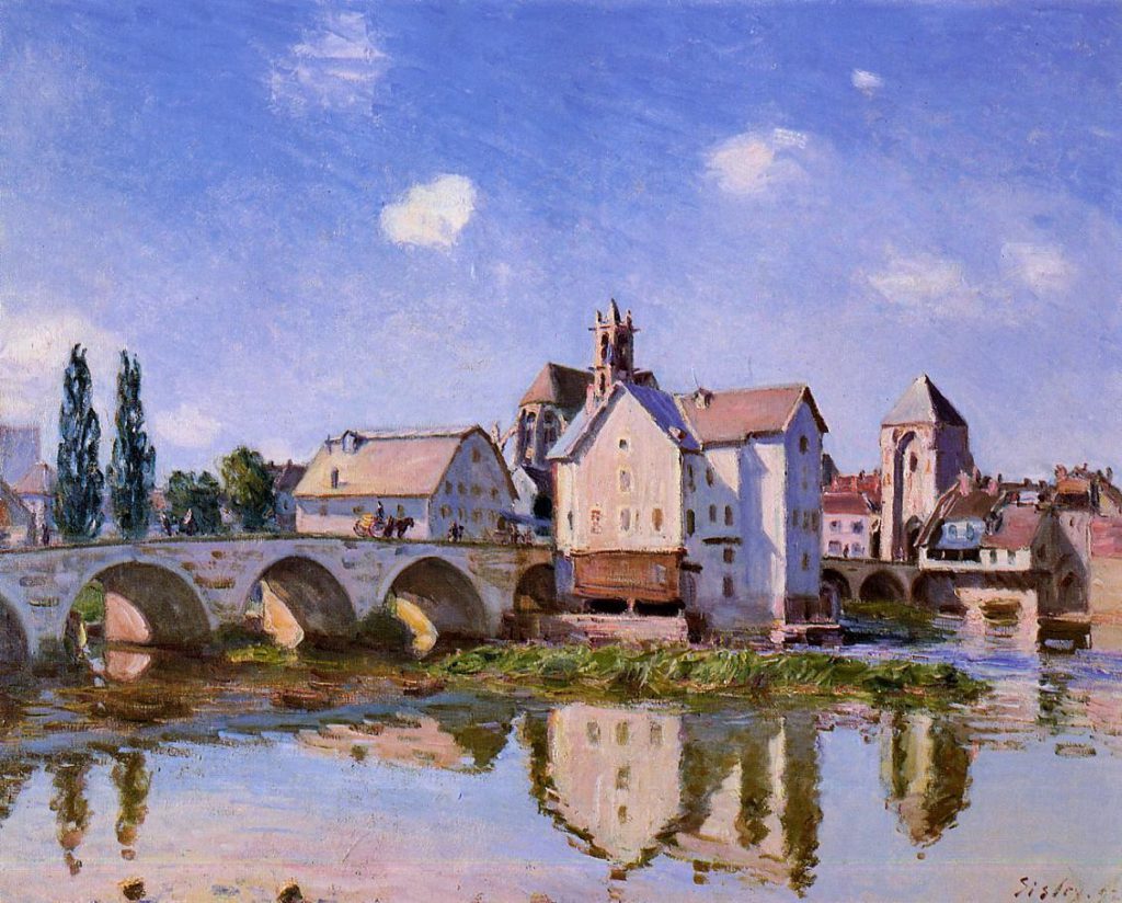 Alfred Sisley: 1892, SDbr, CR788=CCPP897, The Moret-sur-Loing bridge in the sunlight, 65x81, A1996/04/30 (iR2;iR15;R129,no788;R396,no897) Provenance: Feydeau; sale HD1903/04/04-43 -> Bernheim-Jeune; Galerie Barbazanges.