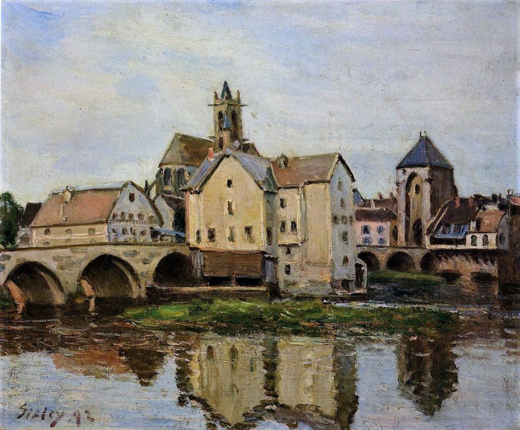Alfred Sisley: 1892, SDbl, CR789=CCPP895, The Moret-sur-Loing bridge, morning, 38x46, A2017/05/17 (iR2;iR15;R129,no789;R396,no895). Provenance: Dr. Paulin; sale HD1901/11/21-60.