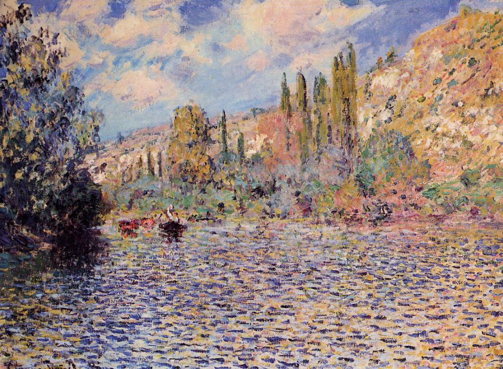Claude Monet, 4IE-1879-166+hc3, unknown title (Vétheuil). Maybe?: CR529, 1879, The Seine at Vetheuil, 54x73, private (iRx;R22+R127,CR529;R2,p265)