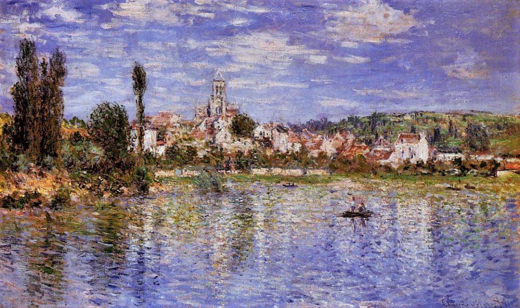 Claude Monet, 7IE-1882-79, Vétheuil. Maybe?: CR605, 1880, Vétheuil in summer, 60x100, Metropolitan (iR2;R22,no605;R90II,p206;R2,p395)