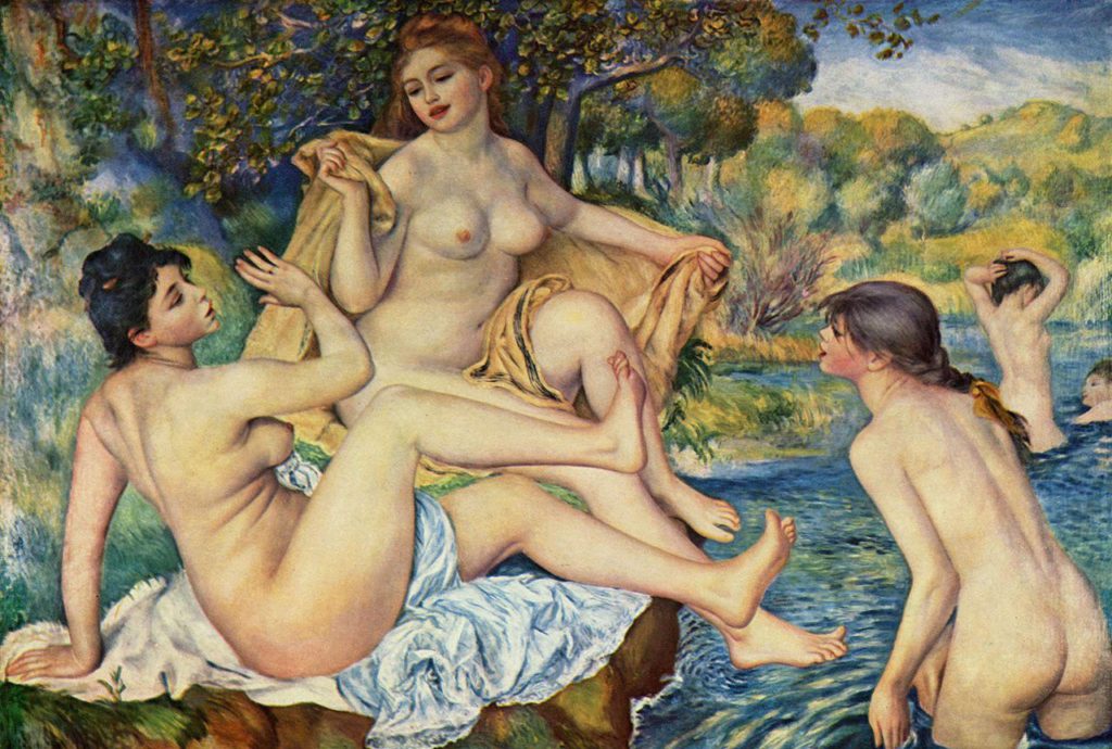 Auguste Renoir: 1884-87, Les Grandes Baigneuses, 170x115, Philadelphia MA (iRx;R630;M28)