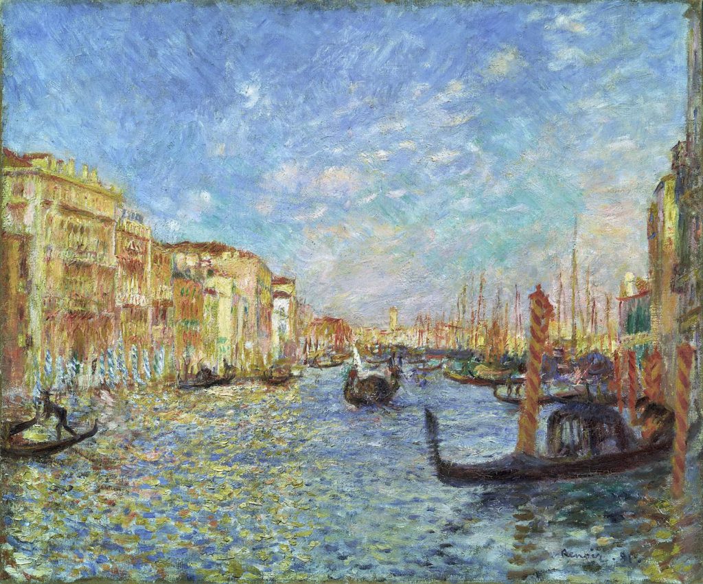 August Renoir, 7IE-1882-146, Vue de Venise, Grande Canal =1881, Grande Canal Venice, 54x65, MFA Boston (iR2;iR59;R90II,p210+230;R2,p395;R30,no482;M22)