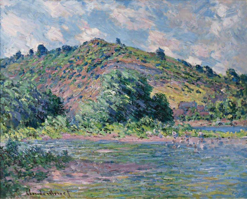 Claude Monet, 1885, CR1004, The Banks of the Seine at Port-Villez, 65x81, A1995/06/27