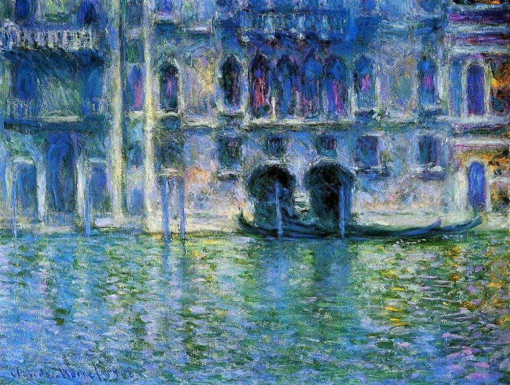 Claude Monet, 1908, CR1764, Palazzo da Mula, 62x81, NGA Washington (iR2;iR8;iR51;R22,no1764;M21). =BJ912-25 + DR1913-4.