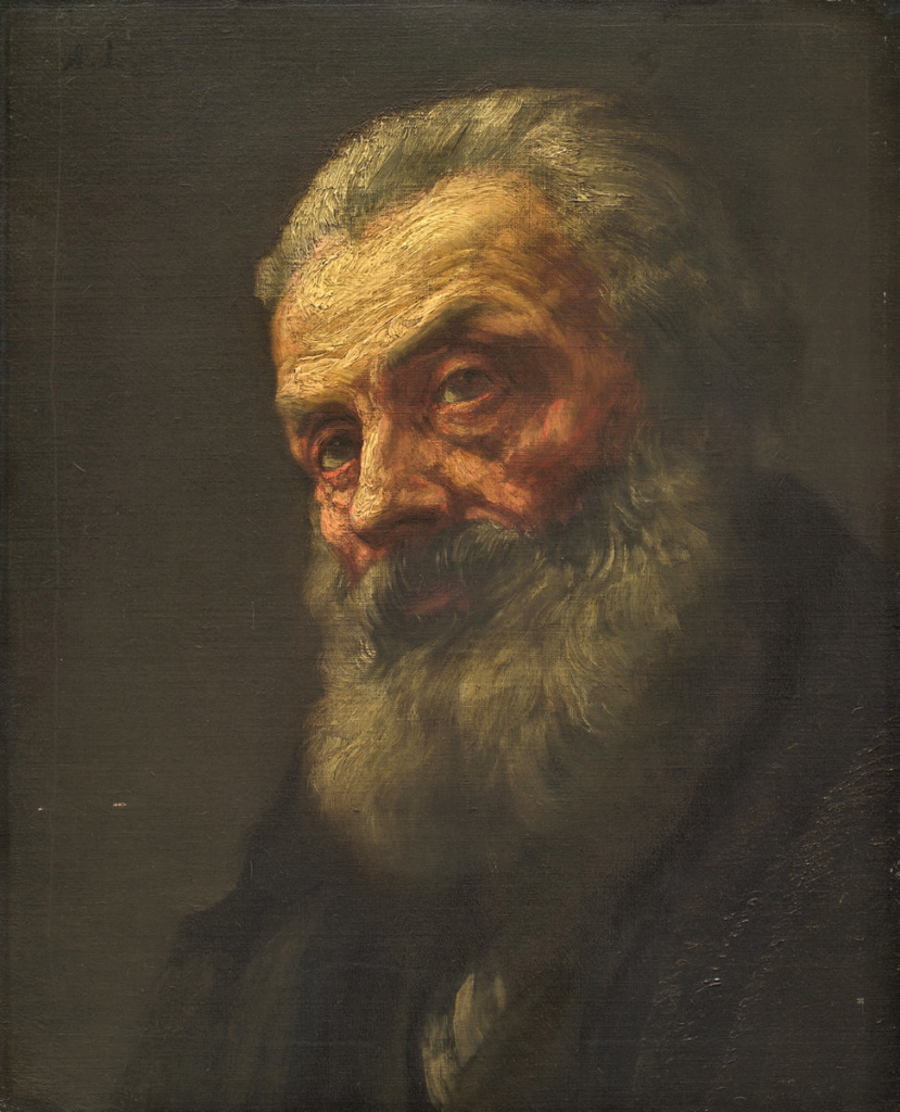 Alphonse Legros, 18xx, Portrait of an Old Man, 47x39, NGA Washington (iR2;iR6;M21)