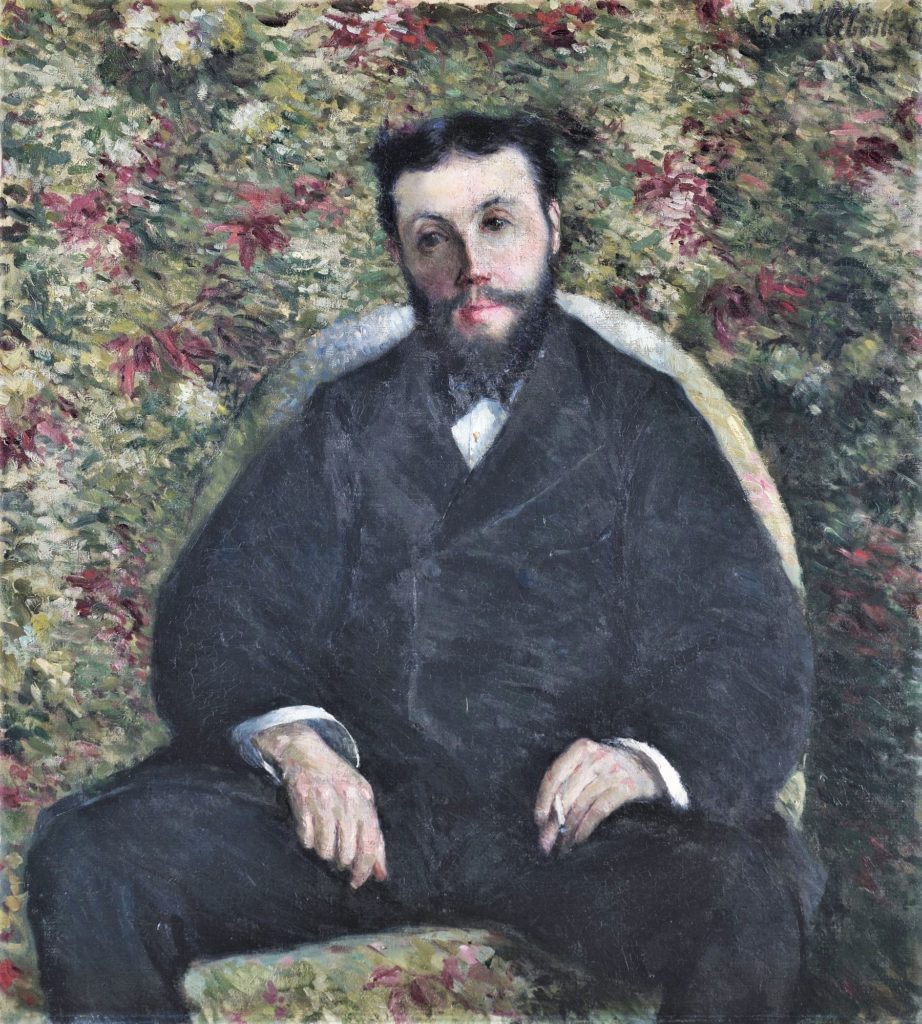Gustave Caillebotte, 4IE-1879-15, Portrait de M. F... Compare: 1877, CR56+61, Portrait de A Cassabois, 80x72, A2018/11/13 (iR11;R102,no61;R101,no56;R2,p267)