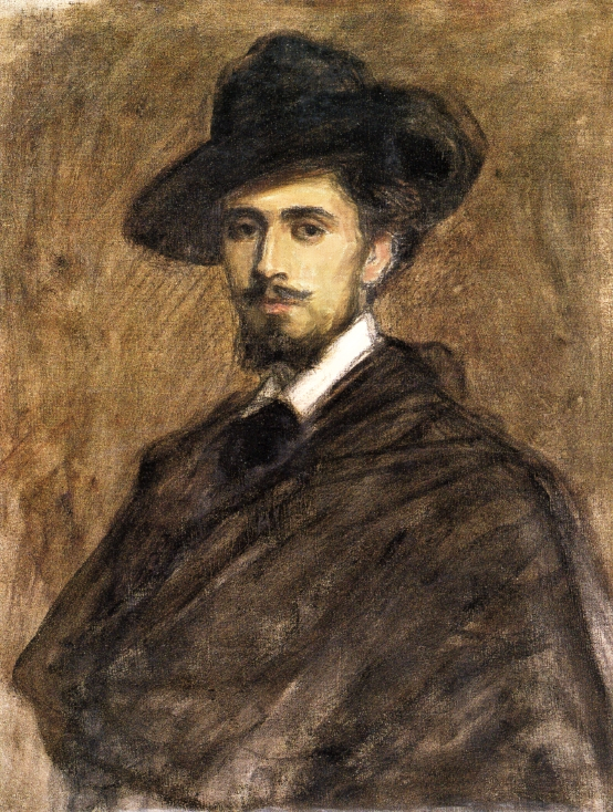 Jean-Louis Forain, 4IE-1879-82, Portrait de M. M... Maybe: 18xx, Portrait of a man (Comte Robert de Montesquiou ?), 81x65, A1998/11/10 (iR2;iR13;iR10;R2,p268)