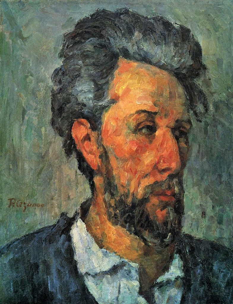 Paul Cézanne, 3IE-1877-29, Tête d'homme, étude. Now: 1876-77, CR283+FWN437, Portrait of Victor Chocquet, 46x37, private NY (iR3;iR2;iR59;iR194,no437;R189,no283;R90II,p29;R2,p215;R48,no243;R163,p67)
