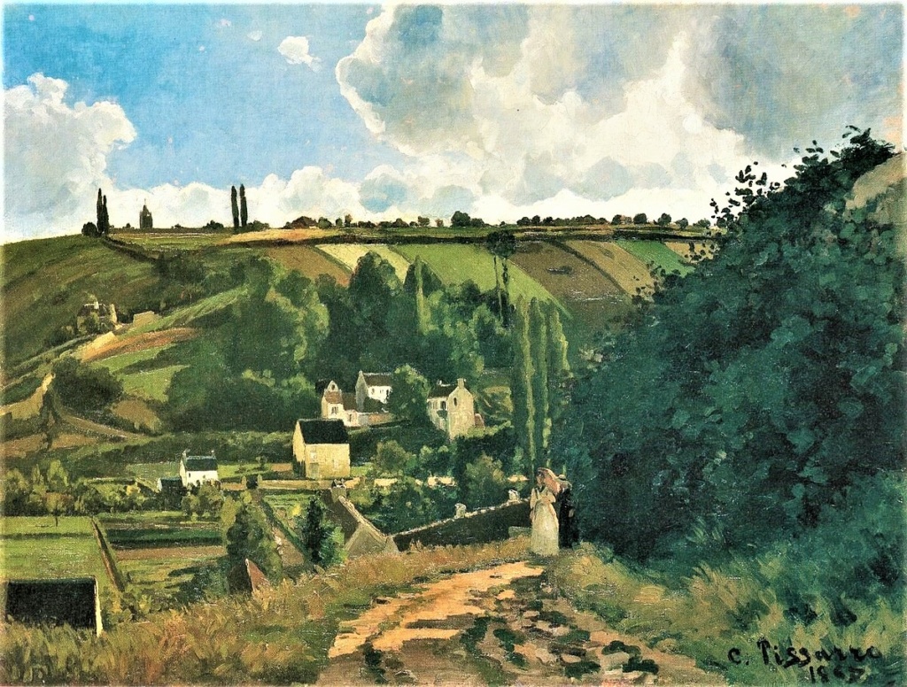 Camille Pissarro, S1868-2015, La côte de Jallais. Now: CCP116, 1867, CCP116, Pontoise, la Côte des Jalais, 87x115, Metropolitan
