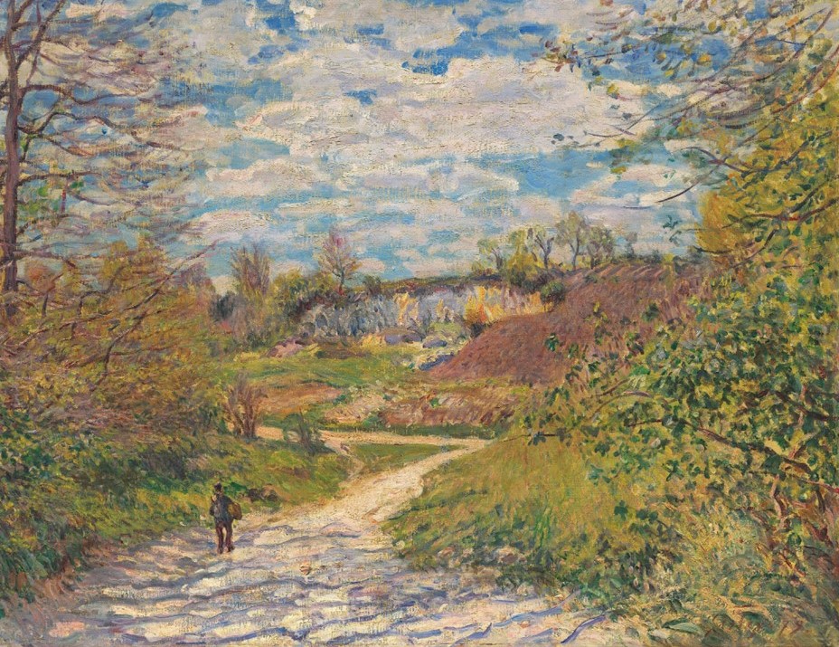 Alfred Sisley, 7IE-1882-176, Soleil d’hiver à Veneux. Maybe(?): 1879, CR341, Winter sun in Veneux-Nadon, 50x65, A2020/02/06