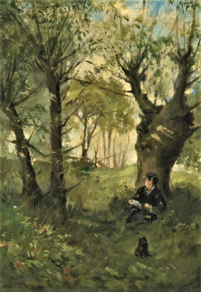 Berthe Morisot, S1864-1395, Vieux chemin à Auvers =1863, CR6, Vieux chemin à Auvers, 46x32, A2013/11/07 (iR11;iR2;iR1;R100,p23;R42,p13)
