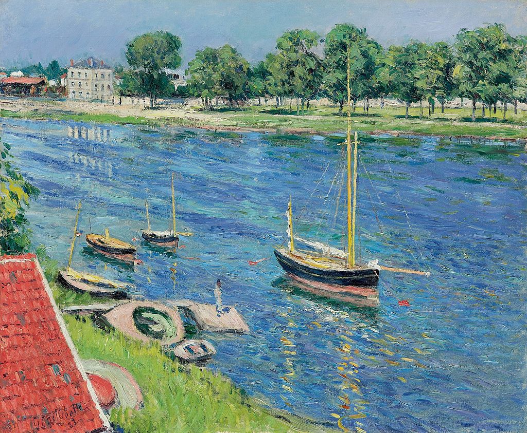 Gustave Caillebotte, 1883, CR255+277, The Seine at Argenteuil, boats at anchor, 60x73, A2010/06/23 (iR6;iR15;iR11;R102,no277;R101,no255) cpMonet CR368