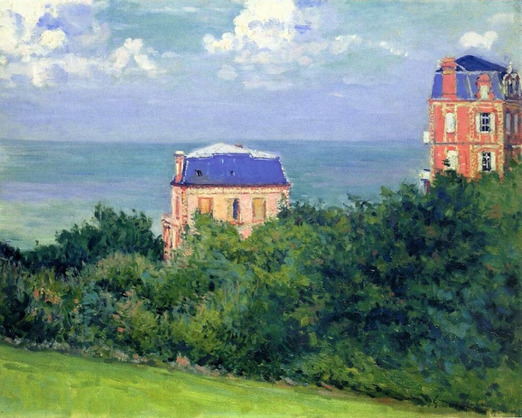Gustave Caillebotte, 7IE-1882-7, Villers-sur-Mer. Compare: 1880, CR150+162, Villas at Villers-sur-Mer, 65x81, A2011/05/04 (iR11;R101,no150;R102,no162)