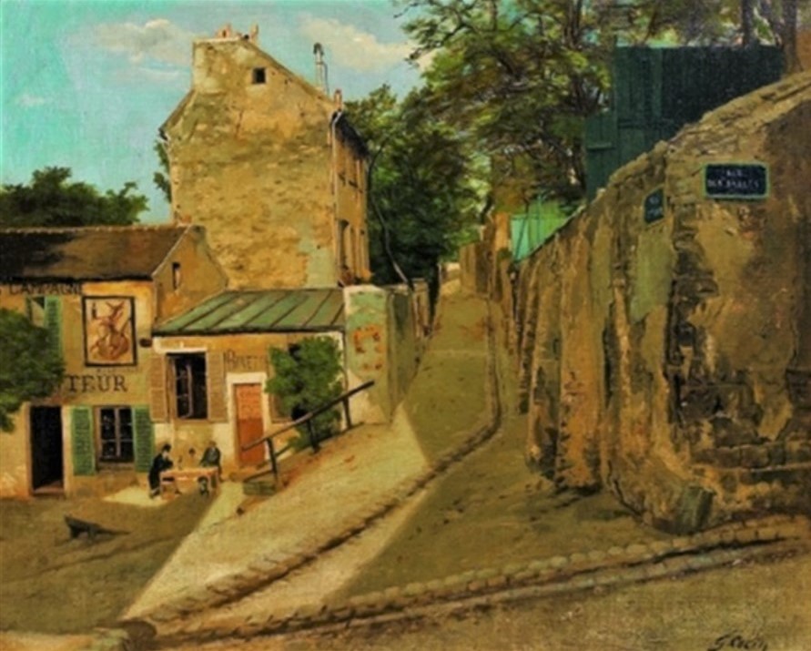 Gustave Colin, 18xx, Rue des Saules à Montmartre, 46x55, A2007/05/03 (iR13;iRx)