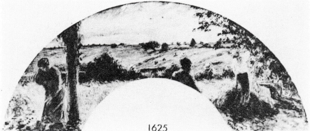 Camille Pissarro, 4IE-1879-192, Soleil couchant (éventail) = 18xx, CR1625, Travailleurs dans les champs, fan, 15x54, private (R90II,p139+118;R2,p270;R126,no1625)