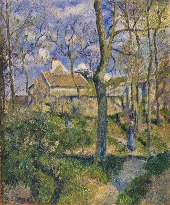 Camille Pissarro, 7IE-1882-115, Chemin montant. Maybe??: CCP666, 1881, The path to Les Pouilleux, Pontoise, 56x47, private (iR10;iR136;R116,CCP666;R2,p394) Durand-Ruel collection