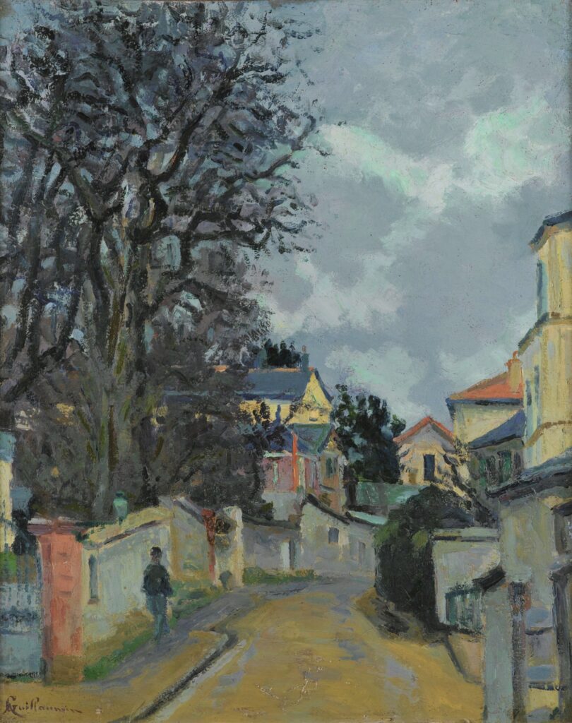 Armand Guillaumin, 1876ca, CR-, Rue à Pontoise, 40x32, A2018/10/18 (iR14;iR6;iR11)