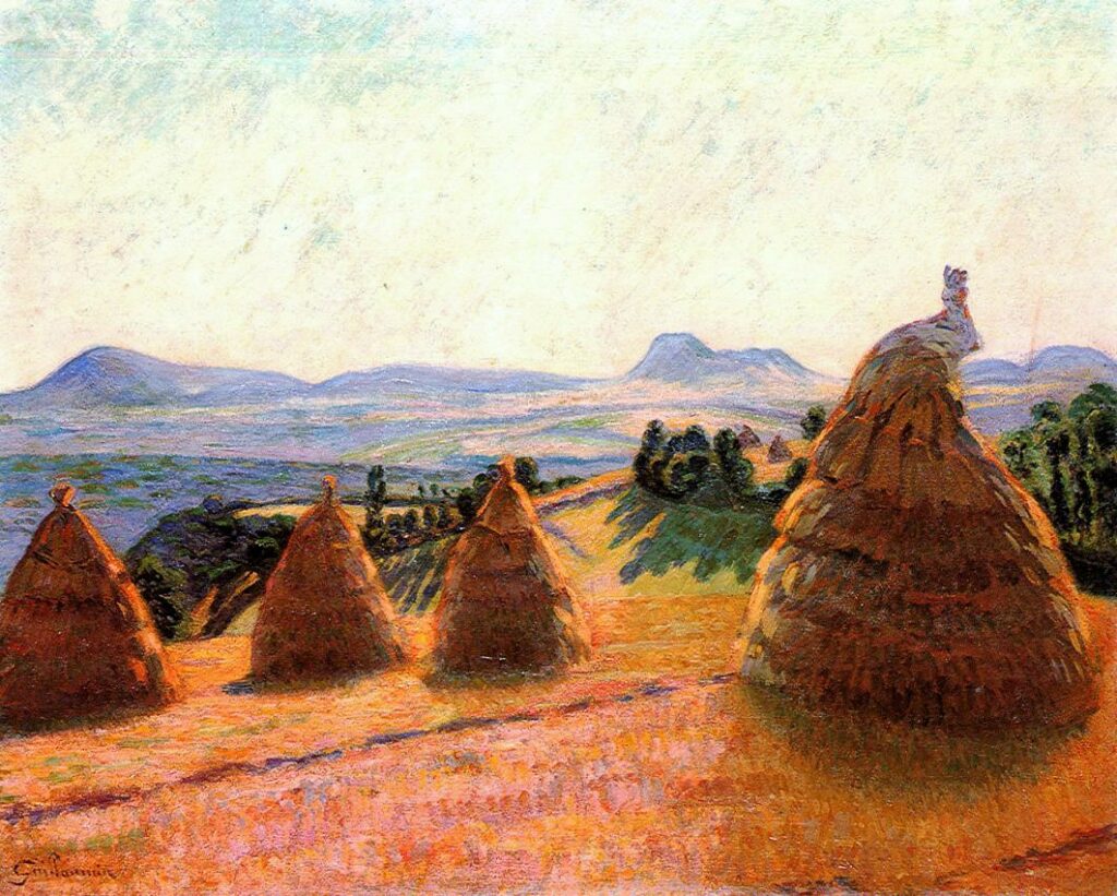 Armand Guillaumin, 1890ca, Pontgibaud, the Bromant Plateau (Puy de Dome), 65x81, A2017/03/01 (iR35;iR7;iR2;iR11)