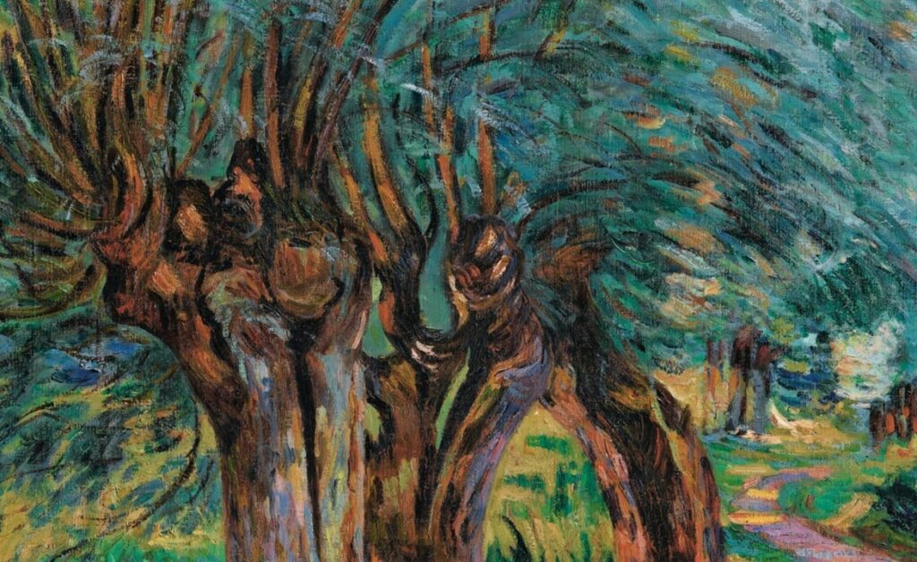 Armand Guillaumin, 1903ca, CR588, Banks of the Orge (detail), 65x81, A2017/05/17 (iR14;iR6;R124,no588)
