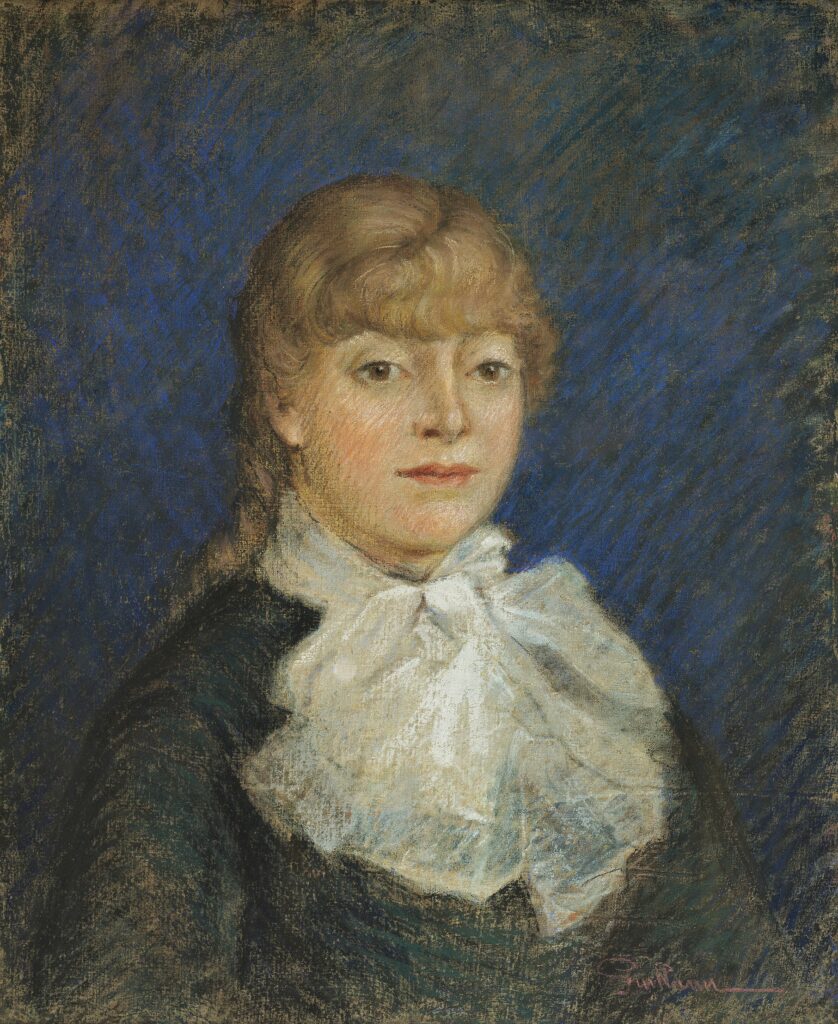 Armand Guillaumin, 5IE-1880-71, Portrait de M. A. Compare: 1880ca, Portrait of a woman, 60x50, xx (iR10;iR207;R2,p312)