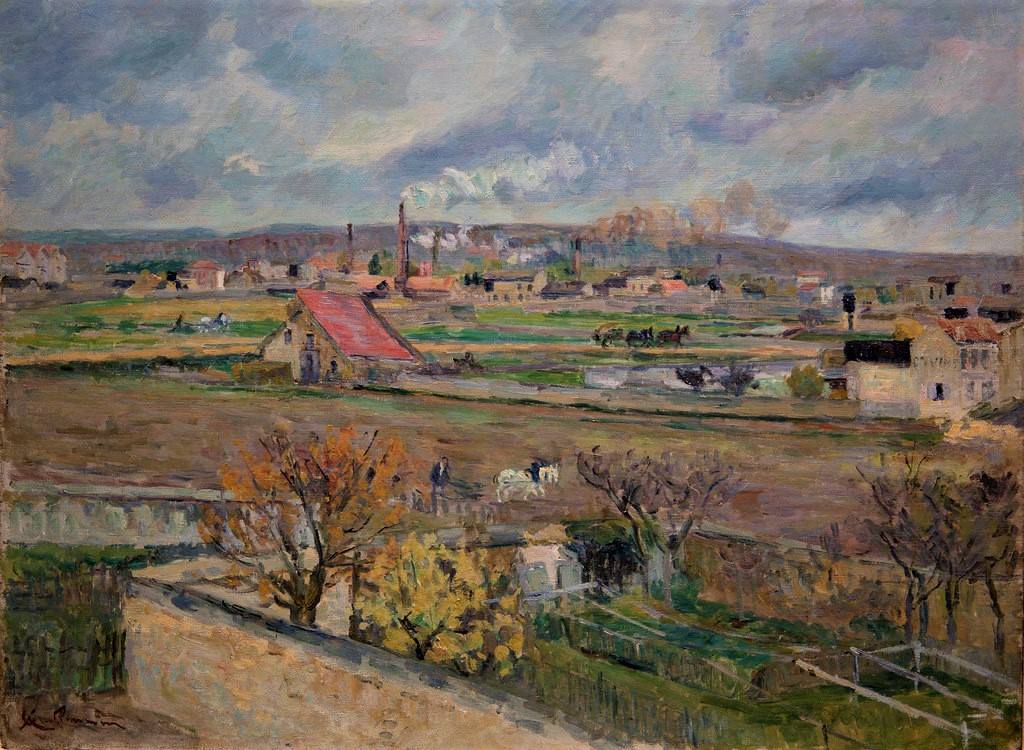 Armand Guillaumin, 5IE-1880-78, Plaine de Châtillon, automne =?? 1876-77ca, Landscape, Île-de-France, xx, NAM Kansas City (iR10;iR94;R2,p312;M42)