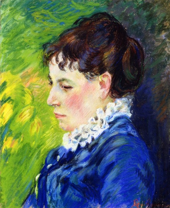Armand Guillaumin, 5IE-1880-84, Mme G., pastel. Compare: 1888ca, Portrait of the Artist's Wife, pastel, 46x39, A2011/05/04 (iR2;iR14;R90II,p151;R2,p312)