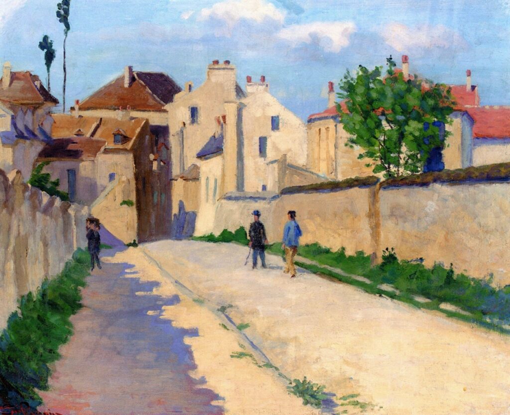 Armand Guillaumin, 6IE-1881-47, Route de Vanves-à-Clamart =? 1872-73ca, Rue de Clamart à Vanves, 50x62, A2005/02/09 (iR2;iR11;R2,p354)