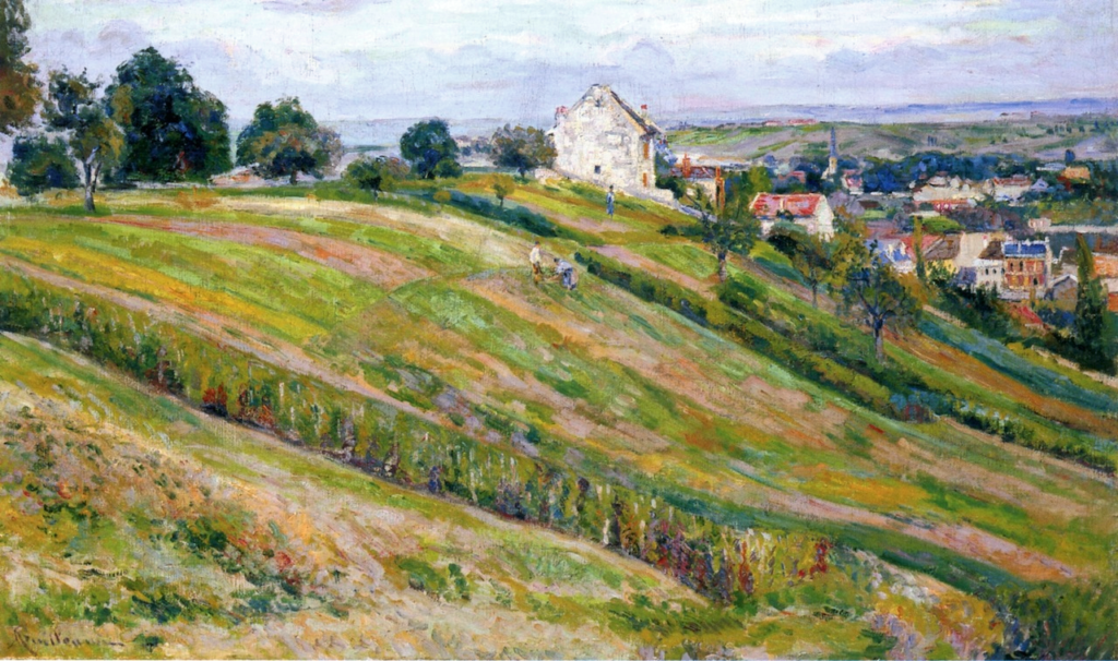 Armand Guillaumin, 6IE-1881-49, Paysage =??? 1875ca, Landscape, Île-de-France, 61x101, A2004/05/05 (iR2;iR11;R2,p354)