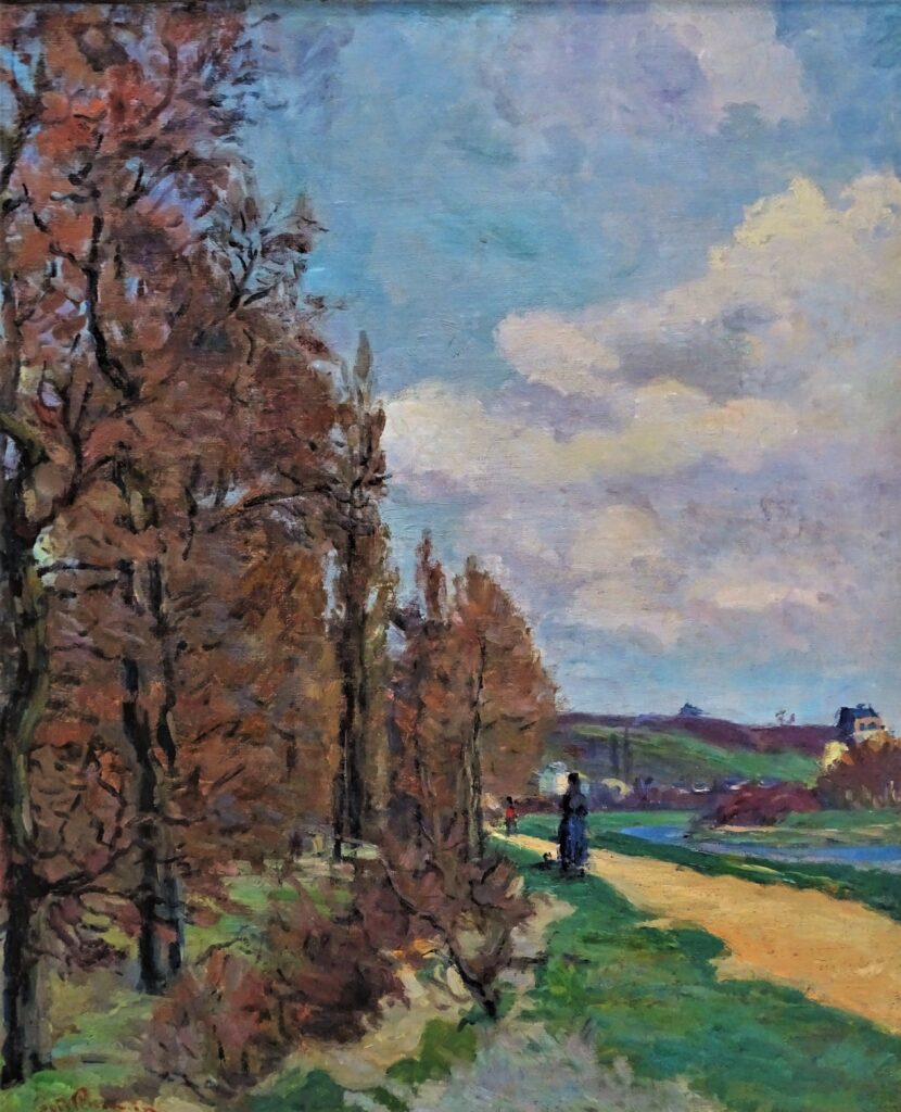 Armand Guillaumin, 7IE-1882-32, Paysage d’automne =?? 1875ca, Landscape, Île-de-France, 55x46, A2003/05/07 (HW;iR14;iR11;iR2;R2,p394)