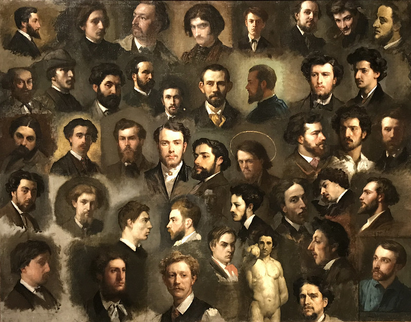 Unknown: 1856-68, 43 Portraits of Painters at Charles Gleyre's Studio, xx, PP Paris (iR94;iR195;iR351;M4)