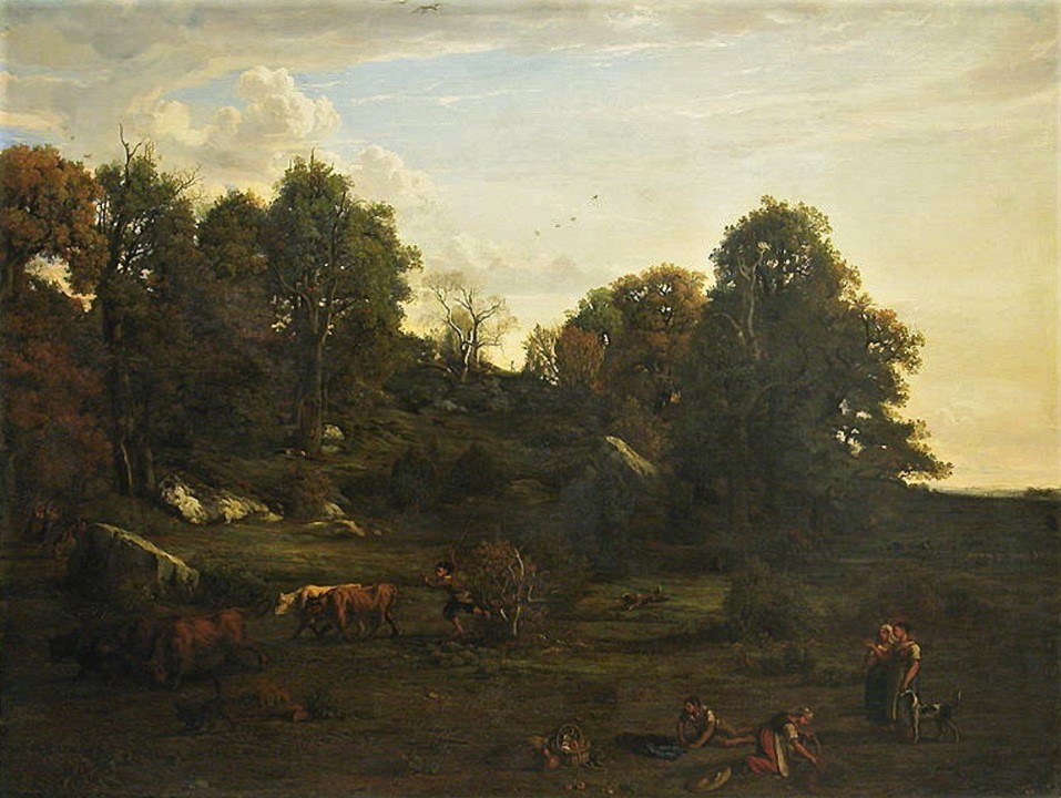 Cabat (1812-93): 1834, Vue de Gorge-aux-Loups, Forêt de Fontainebleau, 114x153, Louvre (iR357;iR10;iR94;iR1;M5) =S1835-285, Vue de la Gorge-aux-Loups (Seine-et-Marne) (bought by the state)