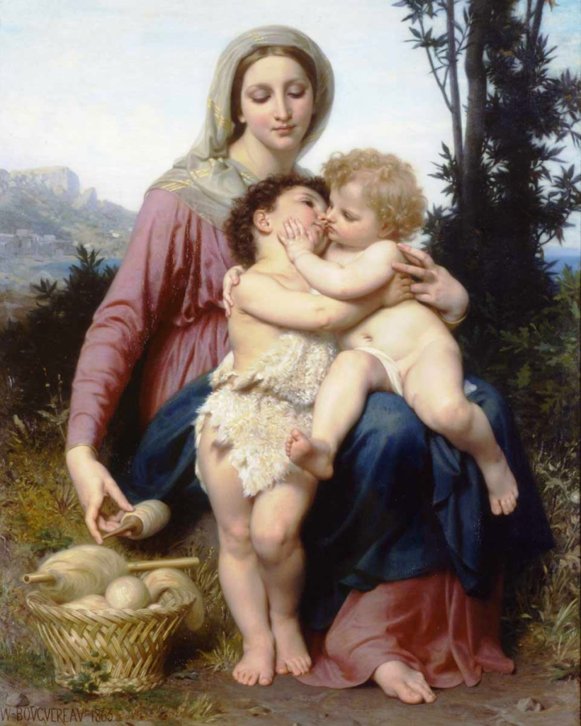 Bouguereau (1825-1905): 1863, The Holy Family, 137x108, Chimei Museum (iR2;iR3;iR1;R231) S1863-226 = EU-1867-72, Sainte-Famille (-> 3rd class medal)