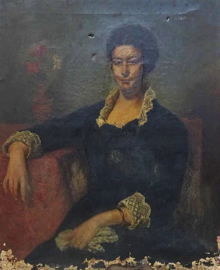 Louis Debras: 1878, SDtl, Portrait of a woman, 100x81, 2016/06/16 (iR17;iR41)
