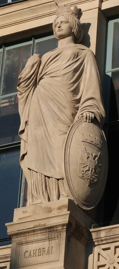 Auguste-Louis-Marie Ottin: 1864-65ca, Cambrai, sc, xx, Place du Roubaix Gare du Nord Paris (iR10;iR124)