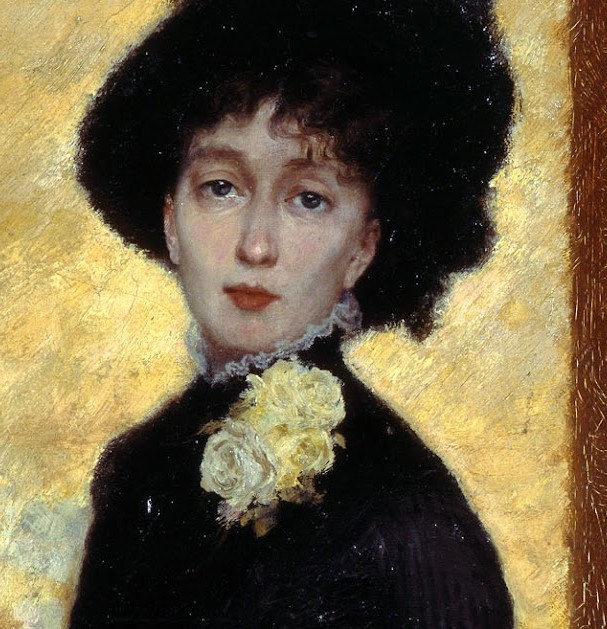 Giuseppe de Nittis, 1880, Portrait of a Woman (detail), xx, xx, (iR10;iR204;iR2)