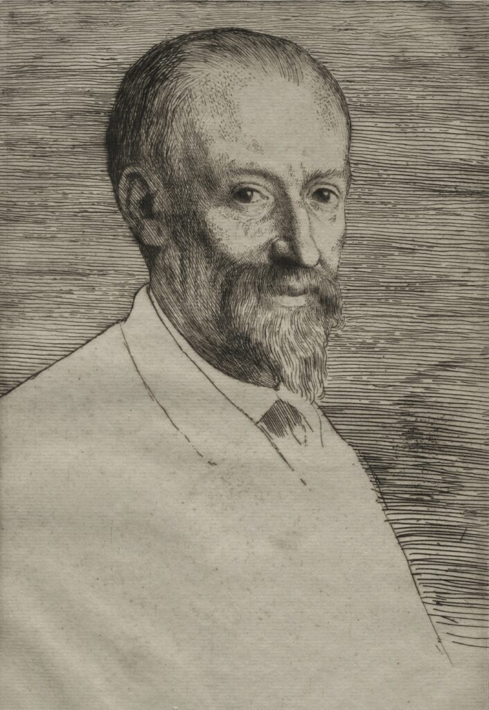 Alphonse Legros, SdAF-1882-5421-3, Quatre eaux-fortes. Portraits =?? 1878, CR188, Auguste Poulet-Malassis, etch, xx, Cleveland MA (iR19;M27,1944.511;iR40;R85IX,no188;iR1)