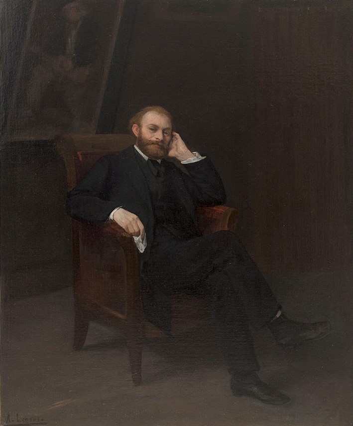 Alphonse Legros, SdR-1863-305, Portrait de E. M. =? 1863, Portrait Édouard Manet, 62x50, MPP Paris (iR6;iR10;iR195;iR1;M4)