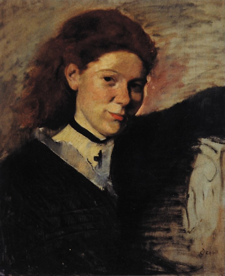 Edgar Degas, 1879ca, CR528, Red haired young woman, 52x42, Reinhart Winterthur (iR377;R26,no566;R2,p354;R90II,p180;M87) =?? 6IE-1881-16, Portrait