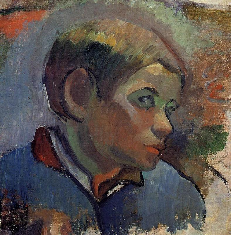 Paul Gauguin: 6IE-1881-37, Le petit Mousse. Compare: 1888ca, CR304, Portrait of a Little Boy, 23x23, MFB Toulouse (iR2;R181,no304+67;R128,no39;R2,p354;R90I,p181;M211)