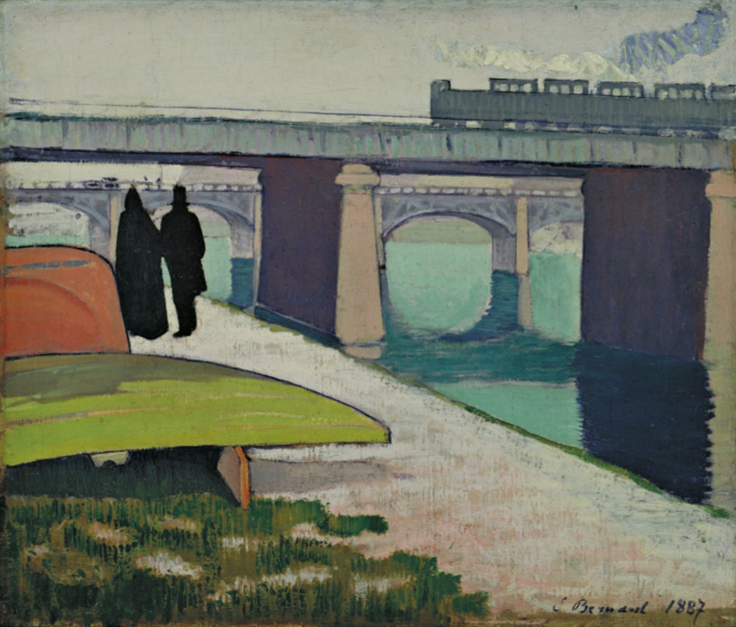 Émile Bernard: 1887, SDbr, Iron Bridges at Asnières, 46x54, MoMa New York (iR6;R181II,p354;M41)