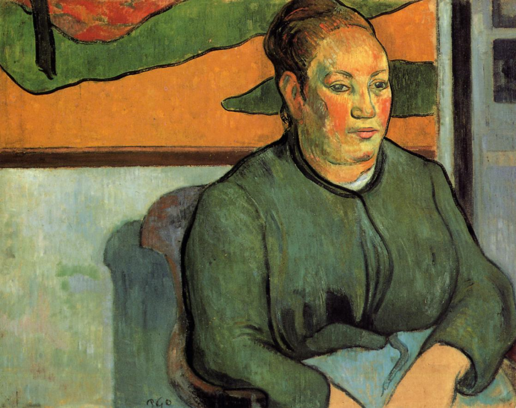 Paul Gauguin (1848-1903): 1888, CR327, Madame Roulin, 49x63, Saint-Louis AM (iR2;R181,no327;R128,no298;M157) =? Volpini 1889-46, Portrait = Arles