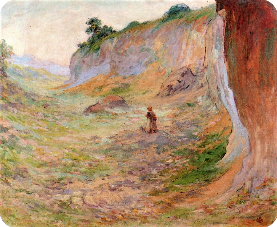 Émile Schuffenecker: 1903ca, Rochers en Bretagne (Cliffs at Pantin), 81x100, VGM Amsterdam (iR2;iR54,p166;M73) =? SdI1905-?3, Les falaises de Pantin (R54,p227)