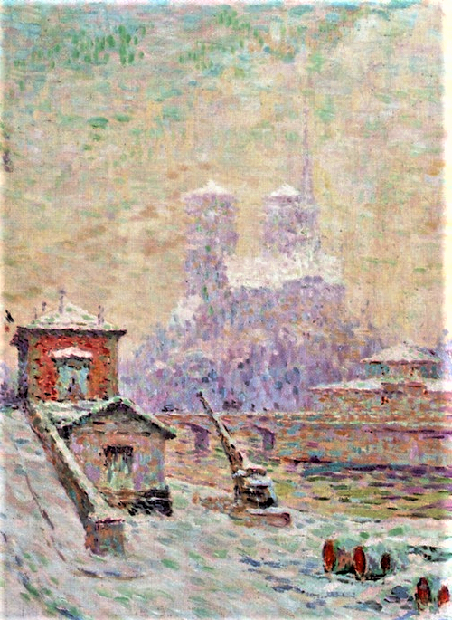 Émile Schuffenecker: 1889, SDbl, Notre-Dame de Paris (detail), 73x54, private (iR2;iR6;iR10)