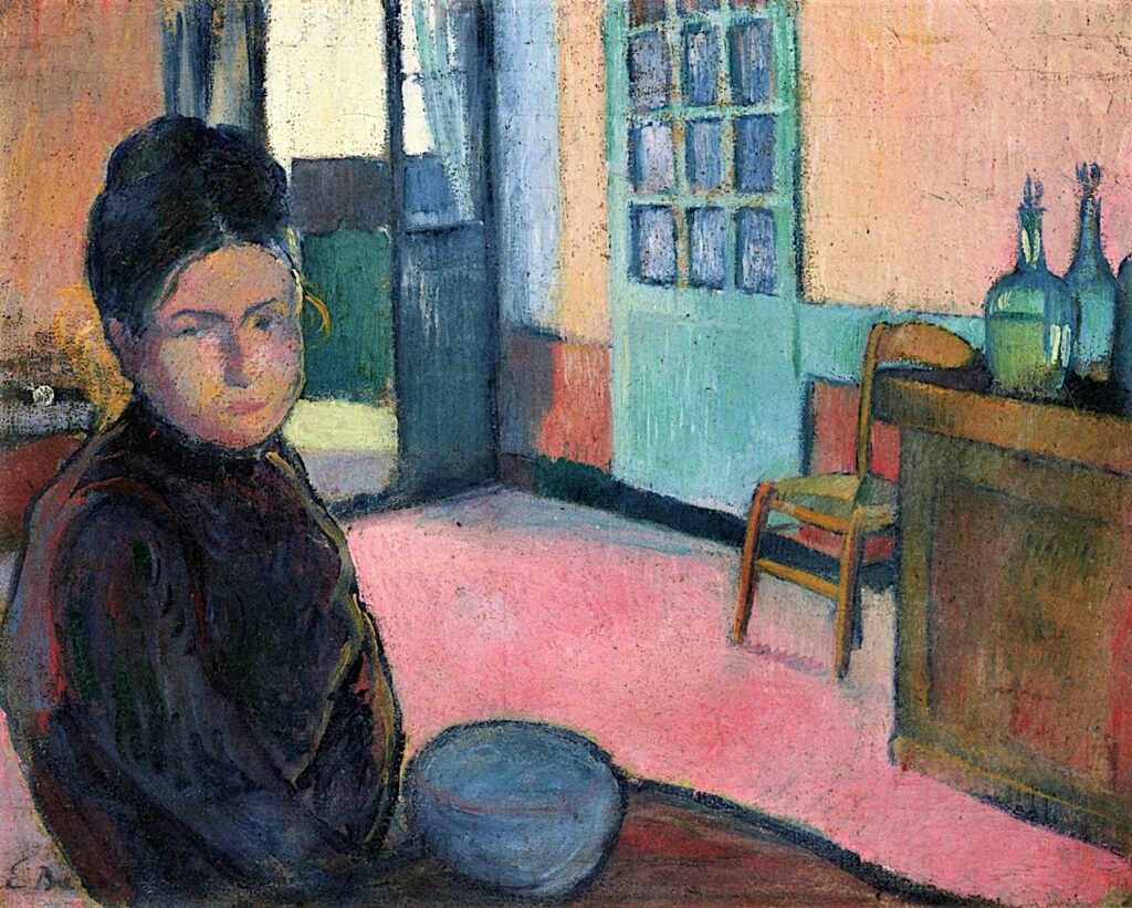 Émile Bernard (1868-1941): 1888-89, L136, Portrait of Mme Schuffenecker, 32x40, A2015/05/06 (iR2;iR14;iR6)