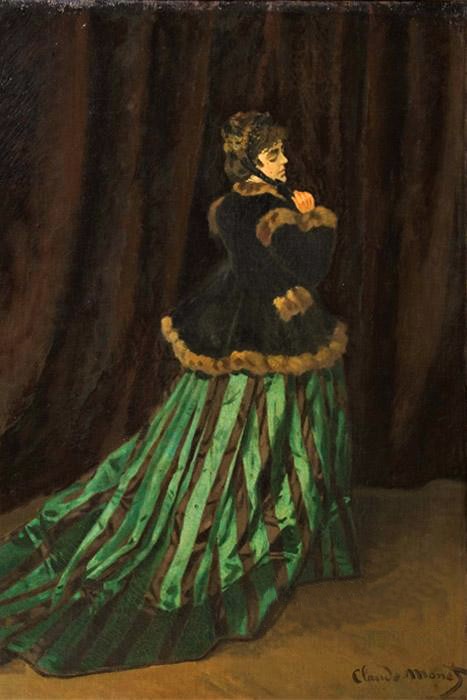 Claude Monet: 1866, CR66, Camille (Replica), 81x55, MNAR Bucharest (iR4;iR10;R22,no66) =South-Kensington-1871-1382