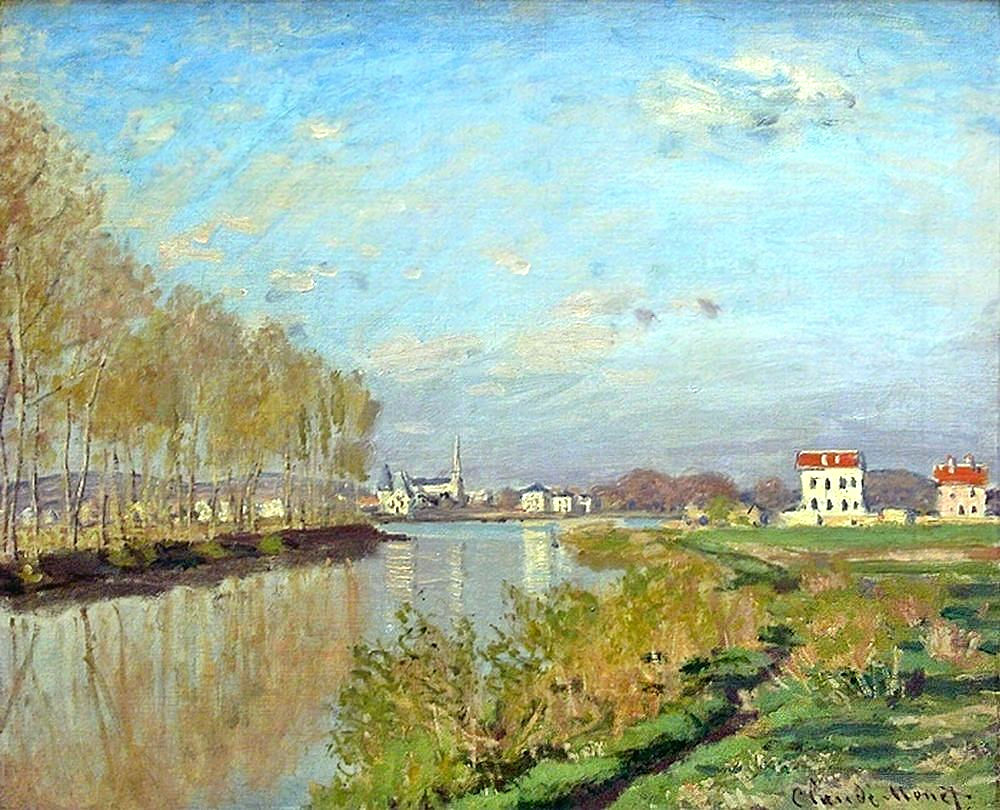 Claude Monet: 1872, CR198, The Seine at Argenteuil, 50x61, Orsay (iR51;iR7;R22IV,p1017+CR198;M1) =Saint-Brieuc-1891