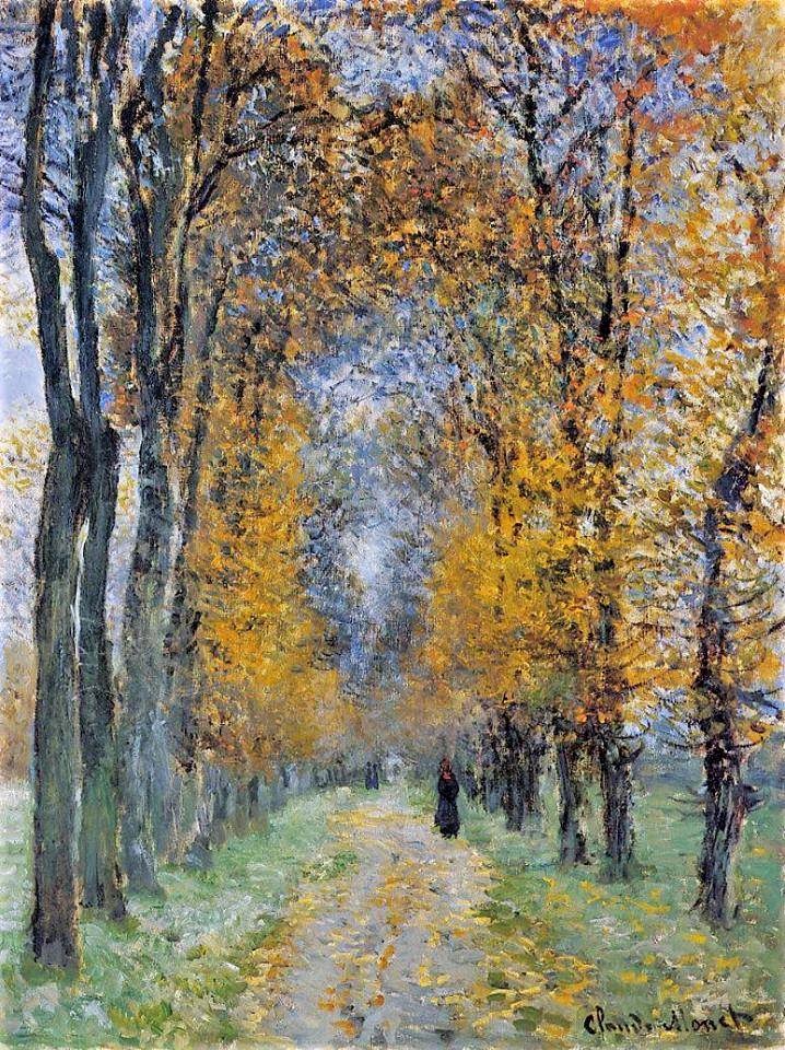Claude Monet: 1878, CR464, L'Allée (Der Waldweg), 73x55, private (iR10;iR295;iR7;R22,no464) =? Berlin-Gurlitt-1882 +1883 (loan by Bernstein?)