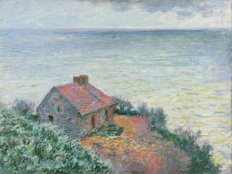 Claude Monet: 1882, CR735, The customs house at Dieppe, 58x70, Metropolitan (iR10;iR209;R22IV,p1016+CR735;M23) =Tours-1882, lent by Durand-Ruel =Boston-1883-10