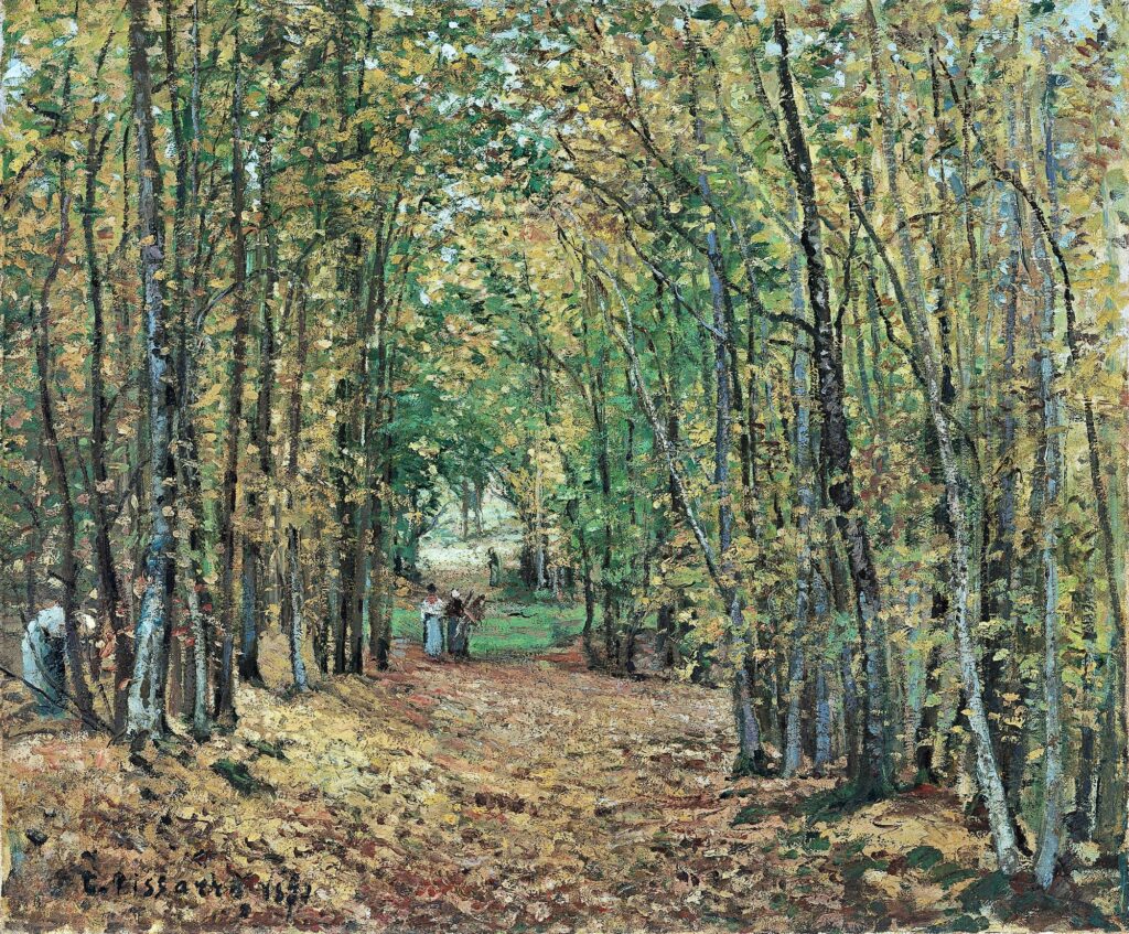 Camille Pissarro: CCP210, 1871, Avenue in the Parc de Marly, 445x55, Madrid MTB (iR10;iR6;R106,no210;M100) =? Reims-1874-853